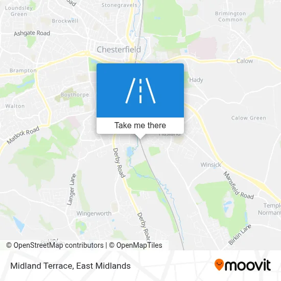 Midland Terrace map