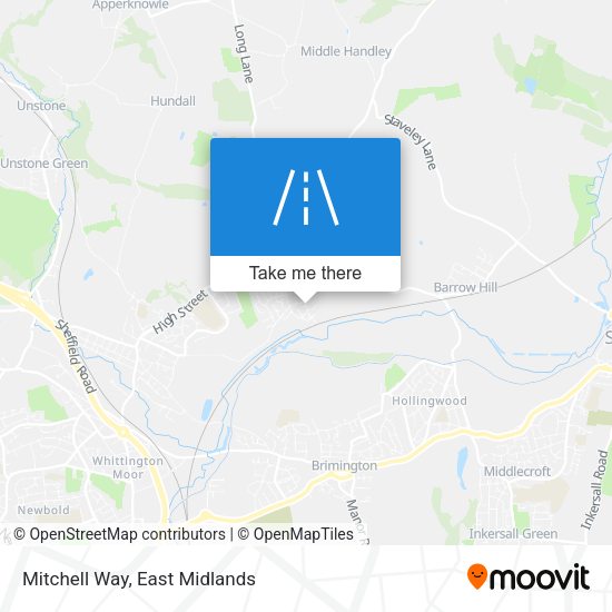 Mitchell Way map