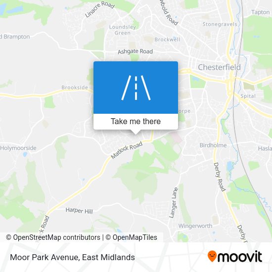 Moor Park Avenue map