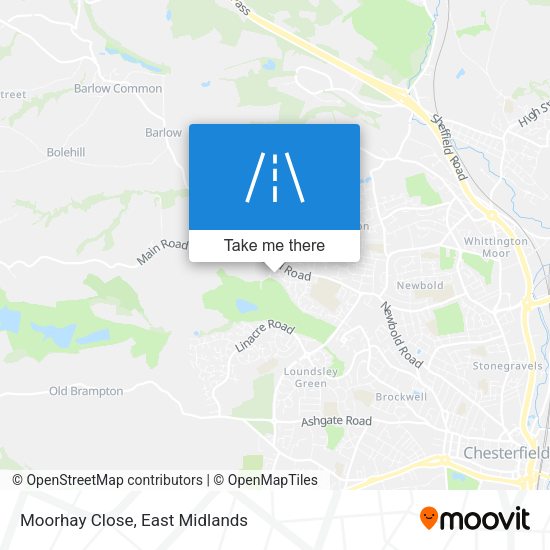 Moorhay Close map