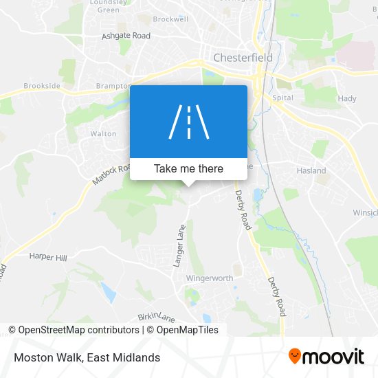 Moston Walk map