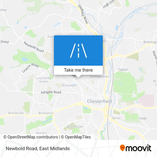 Newbold Road map