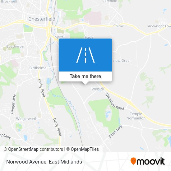 Norwood Avenue map