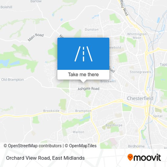 Orchard View Road map