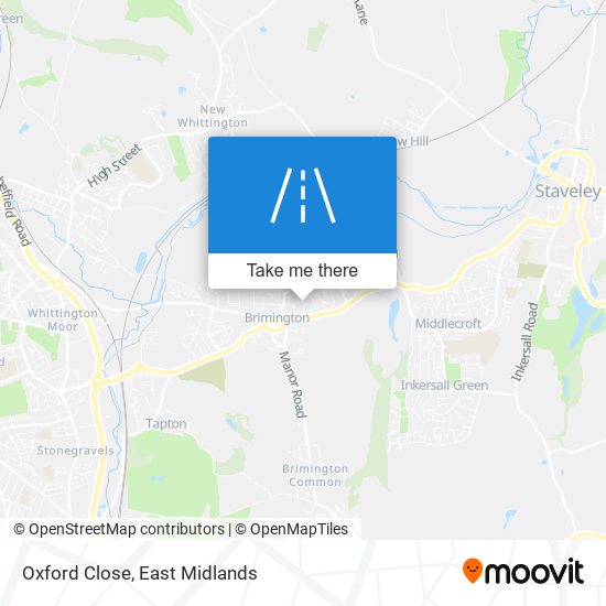 Oxford Close map