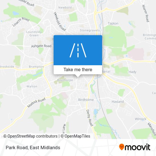 Park Road map