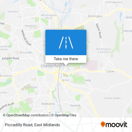 Piccadilly Road map