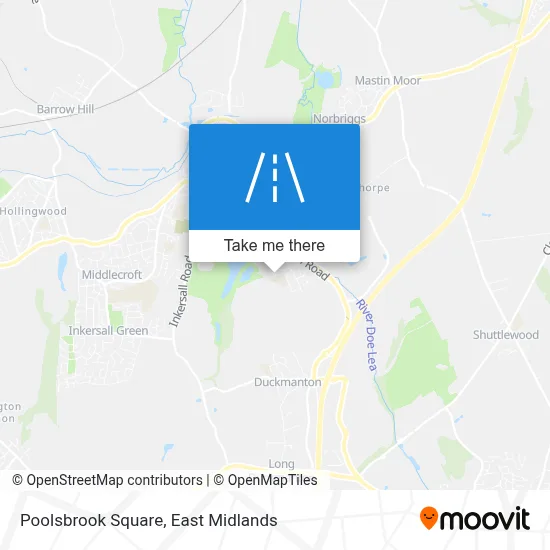 Poolsbrook Square map