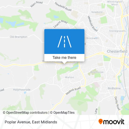 Poplar Avenue map