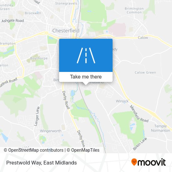 Prestwold Way map