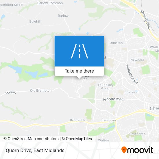 Quorn Drive map