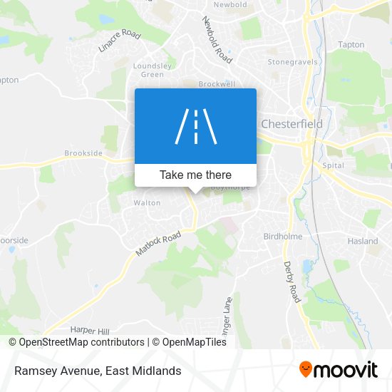 Ramsey Avenue map