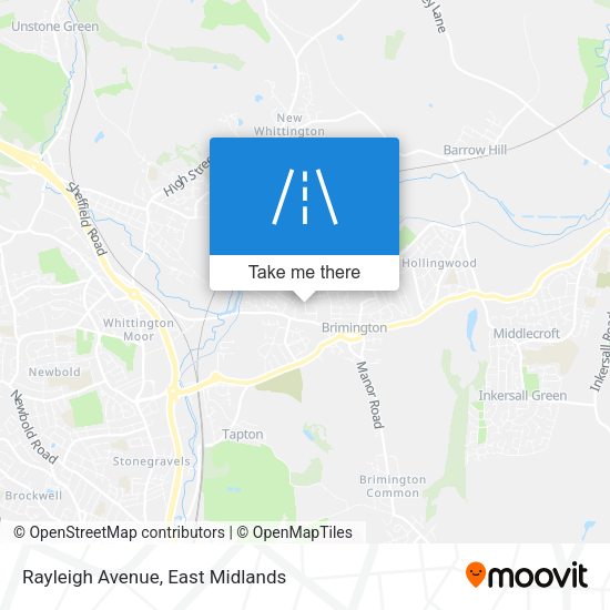 Rayleigh Avenue map