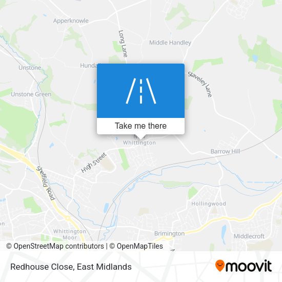 Redhouse Close map