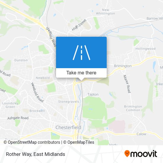 Rother Way map