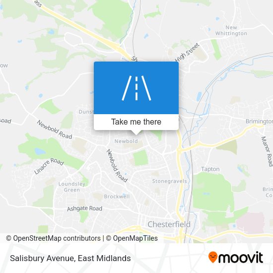Salisbury Avenue map