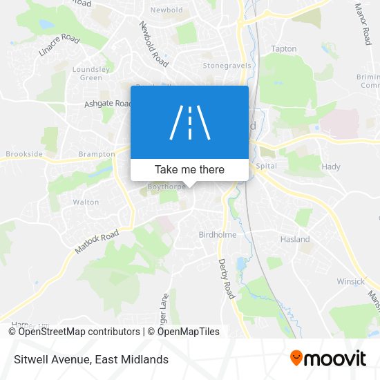 Sitwell Avenue map