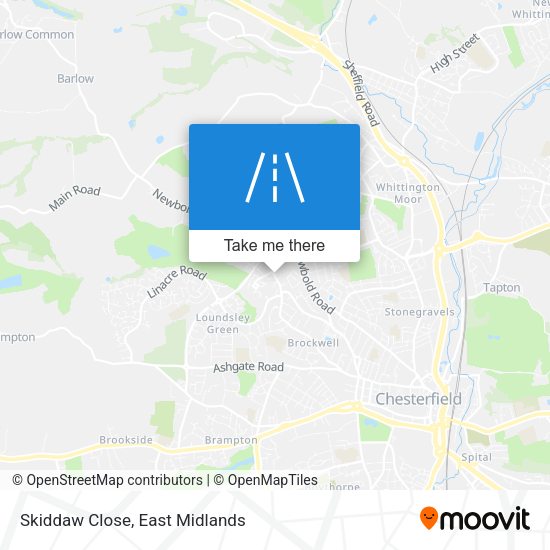 Skiddaw Close map