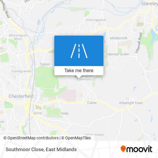 Southmoor Close map