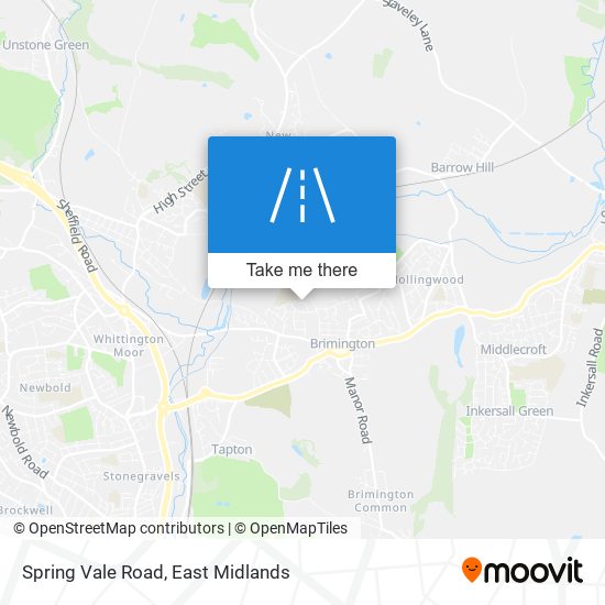 Spring Vale Road map