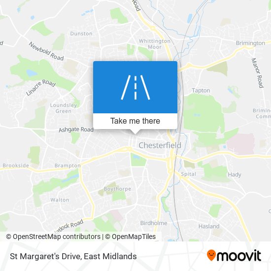 St Margaret's Drive map