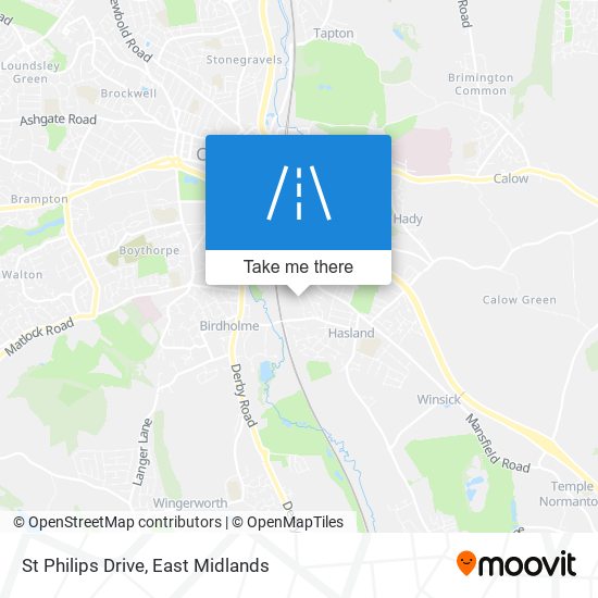 St Philips Drive map