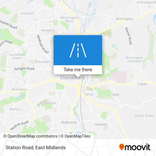 Station Road map