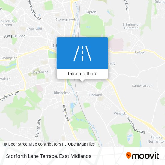 Storforth Lane Terrace map