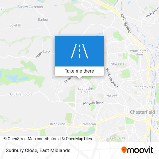 Sudbury Close map