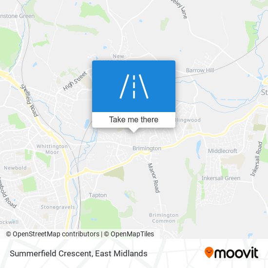 Summerfield Crescent map