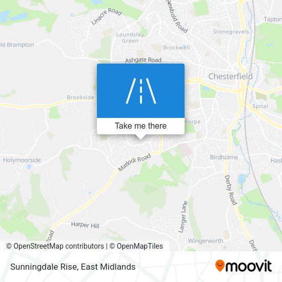 Sunningdale Rise map