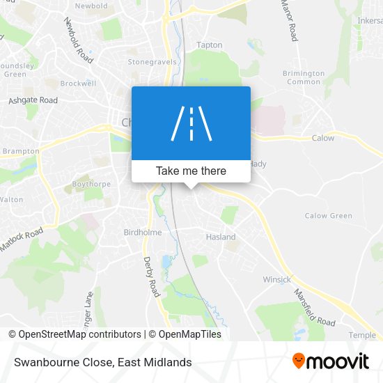 Swanbourne Close map