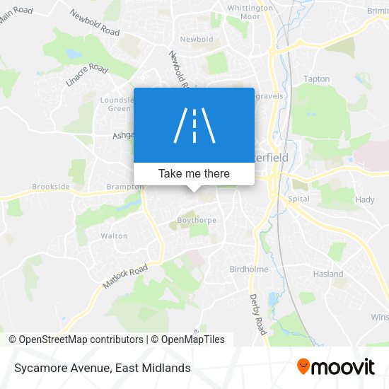 Sycamore Avenue map
