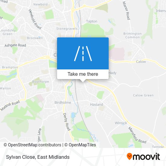 Sylvan Close map