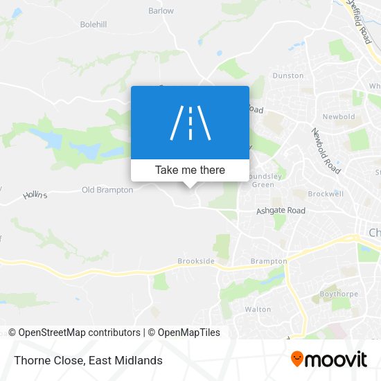 Thorne Close map