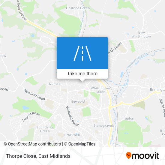 Thorpe Close map