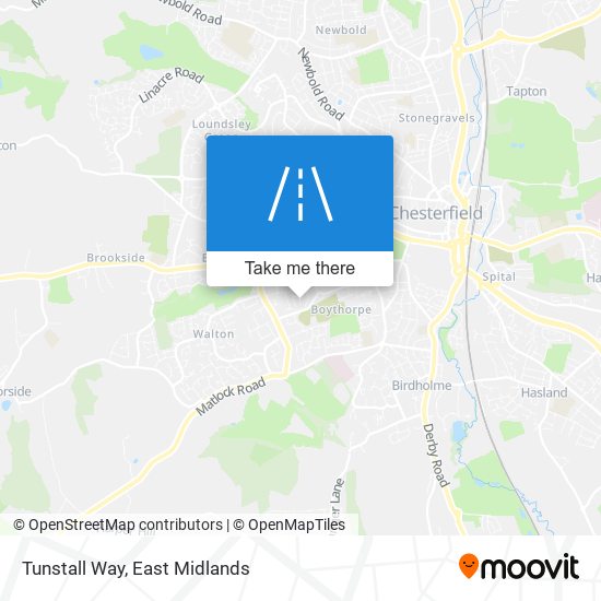 Tunstall Way map