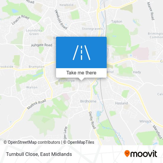 Turnbull Close map