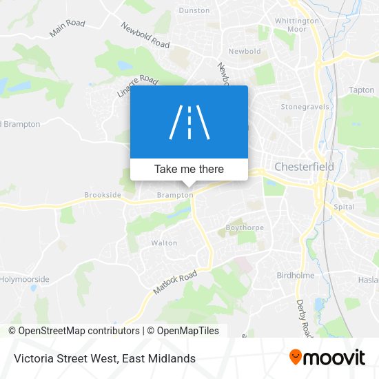 Victoria Street West map