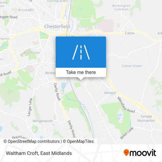 Waltham Croft map