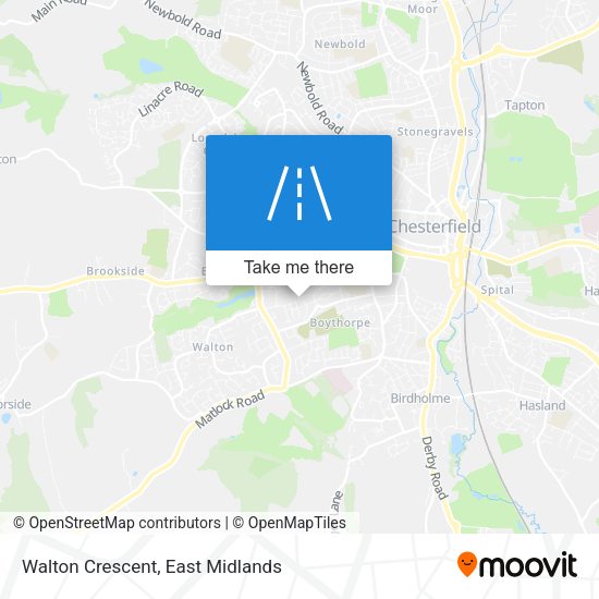 Walton Crescent map