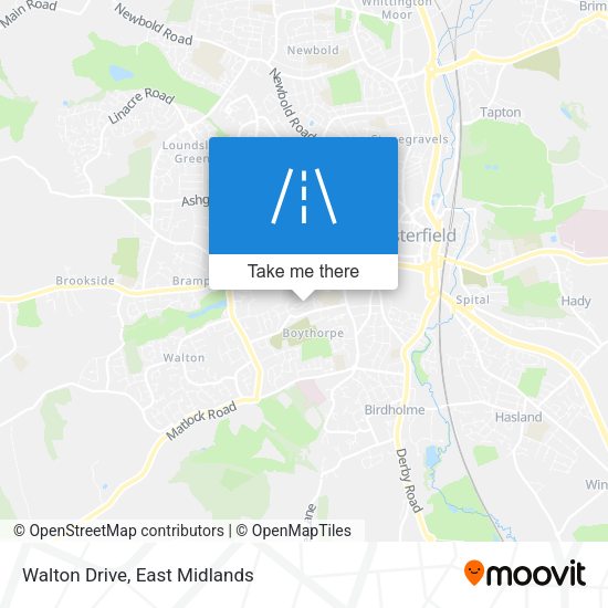 Walton Drive map