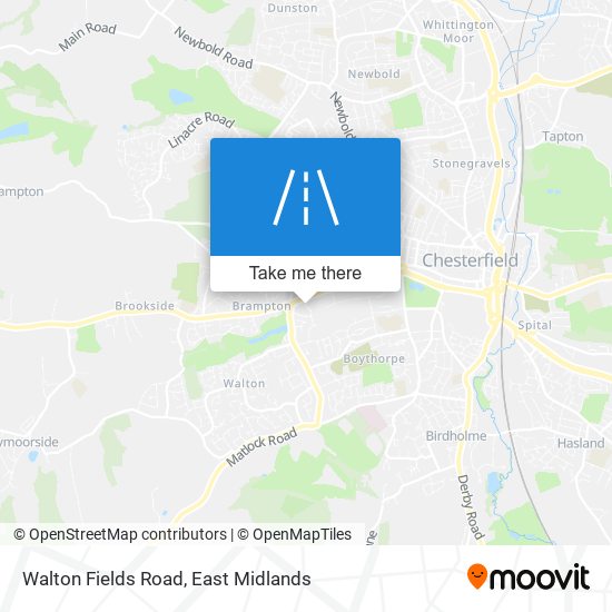 Walton Fields Road map