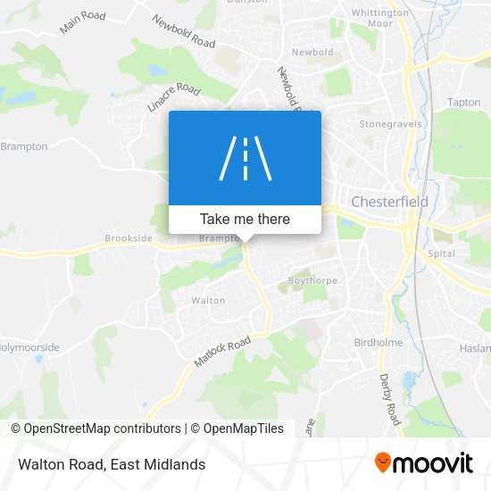 Walton Road map
