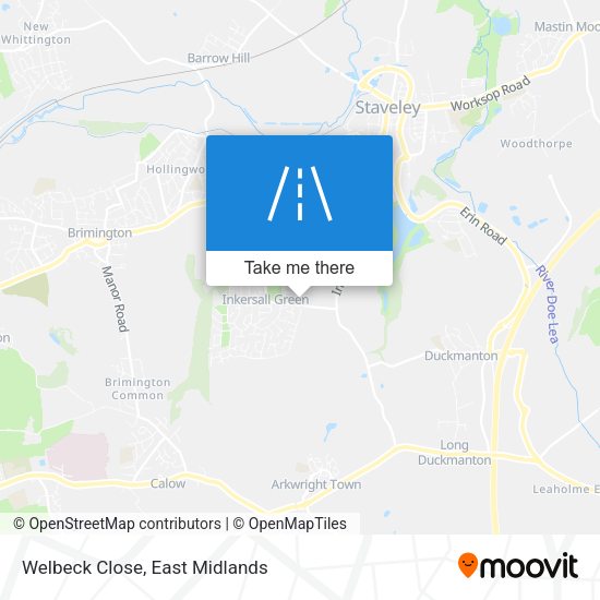 Welbeck Close map