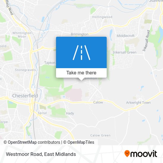 Westmoor Road map