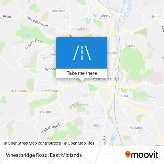 Wheatbridge Road map