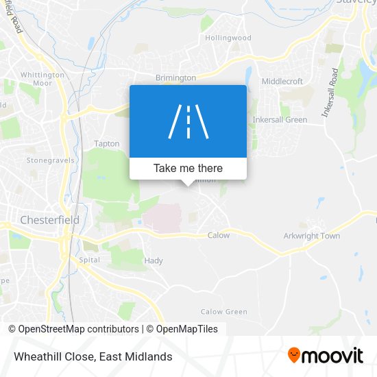 Wheathill Close map