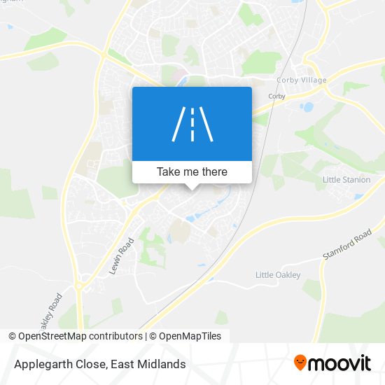 Applegarth Close map