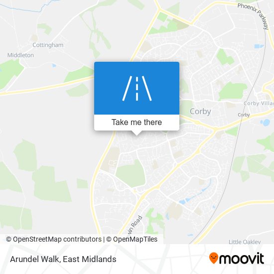 Arundel Walk map